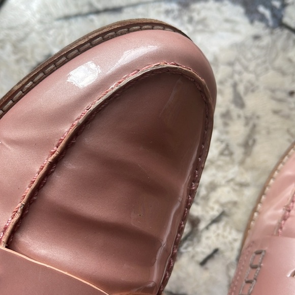 JOHNSTON & MURPHY Giada Blush Leather Mules 8 - Picture 10 of 13